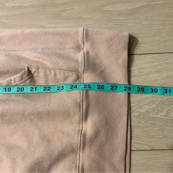 Champion Reverse Weave Hoodie Pink Peach Pullover Sweatshirt Tapered Medium - Picture 6 of 6
